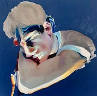 INanto Ashes & Bloom -7 Oil 51 x 51 cm